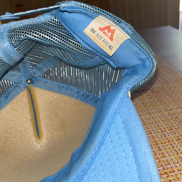 Palm Springs Vintage Blue Mens Baseball Cap Hat VTG - Picture 5 of 5